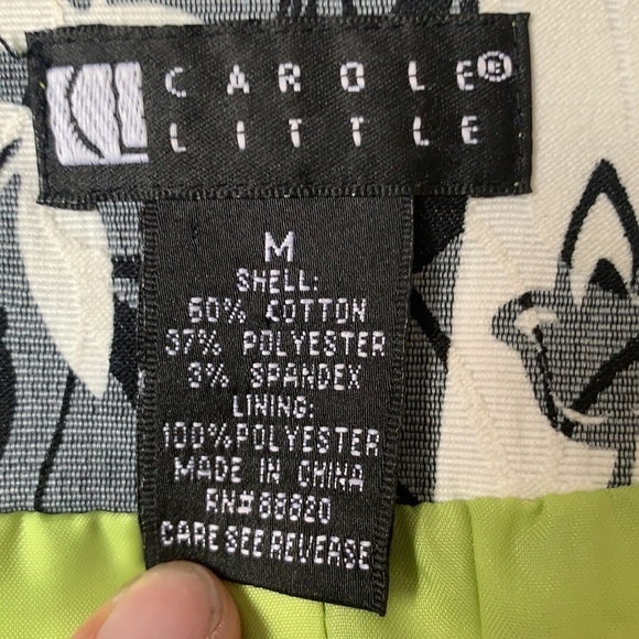 𝅺carole Little multi colored Embroidered Jacket - Picture 5 of 6